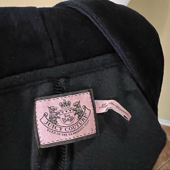 Juicy Couture 🖤 Velour Hoodie Jacket - Picture 9 of 14